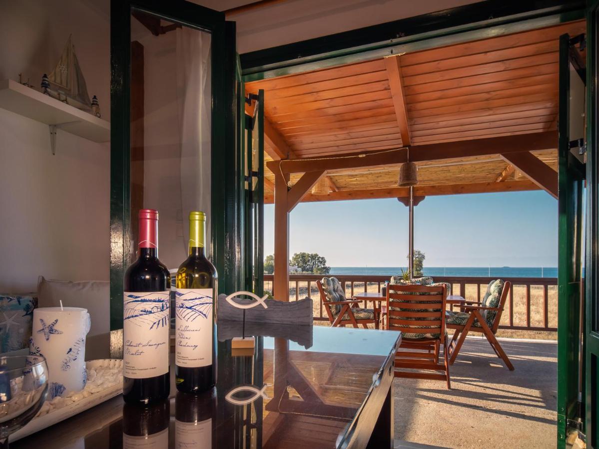 Mayia Sunset Sea Front House Gouves Heraklion מראה חיצוני תמונה